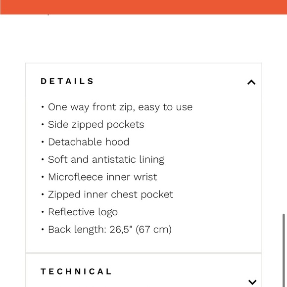 Audvik - FOSFO SHORT - Women's down puffer jacket - Orange - Small - Picture 9 of 10